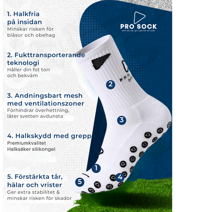 Pro Sock 1.0 Bästa Greppstrumpan – Maximal Kontroll & Stabilitet