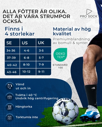 Pro Sock 1.0 Bästa Greppstrumpan – Maximal Kontroll & Stabilitet